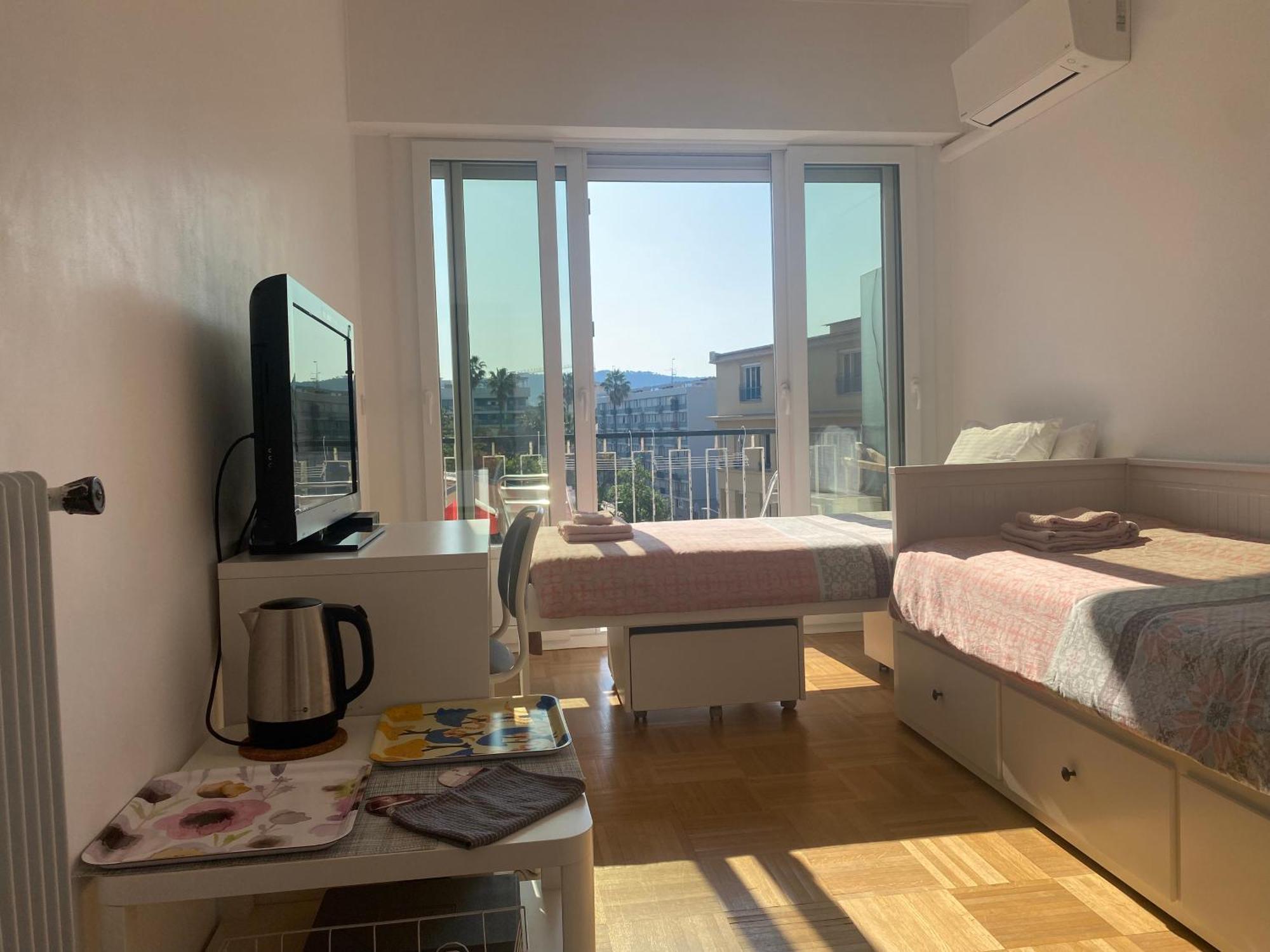 Mirela'S Private Room With Key, Ac, Lift & Balcony In The Center Of Nice On The Cote D'Azur Luaran gambar